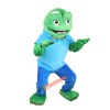 Sport Green Frog Cartoon Mascot Costume, Sport Green Frog Cartoon Costume