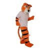 Sport Orange Tiger Cartoon Mascot Costume, Sport Orange Tiger Cartoon Costume