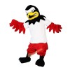 Sport Red Eagle, Bird, Falcon Cartoon Mascot Costume, Sport Red Eagle, Bird, Falcon Cartoon Costume