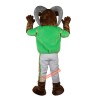 Sport Sheep Goat Cartoon Mascot Costume, Sport Sheep Goat Cartoon Costume