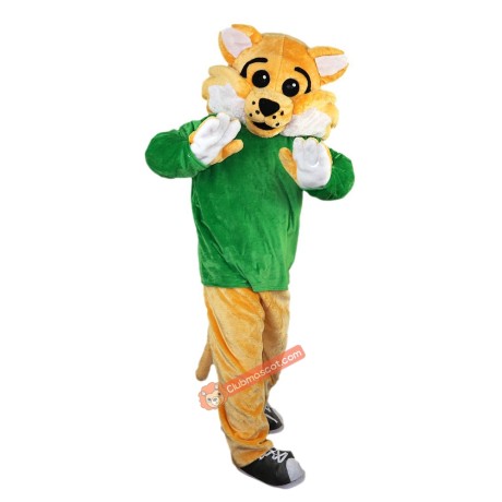 Sports Wild Cat Cartoon Mascot Costume, Sports Wild Cat Cartoon Costume