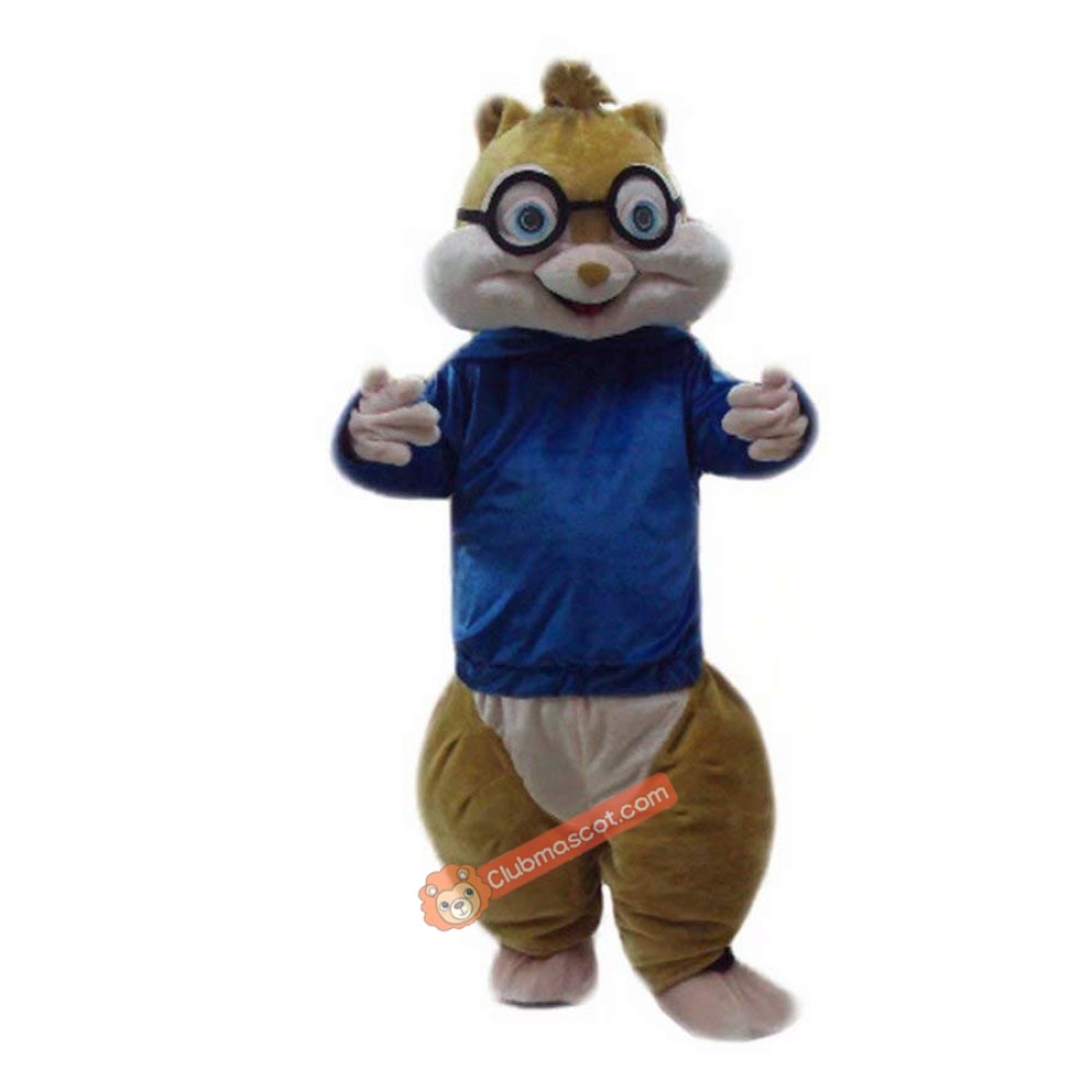 Squirrel Cartoon Mascot Costume, Squirrel Cartoon Costume