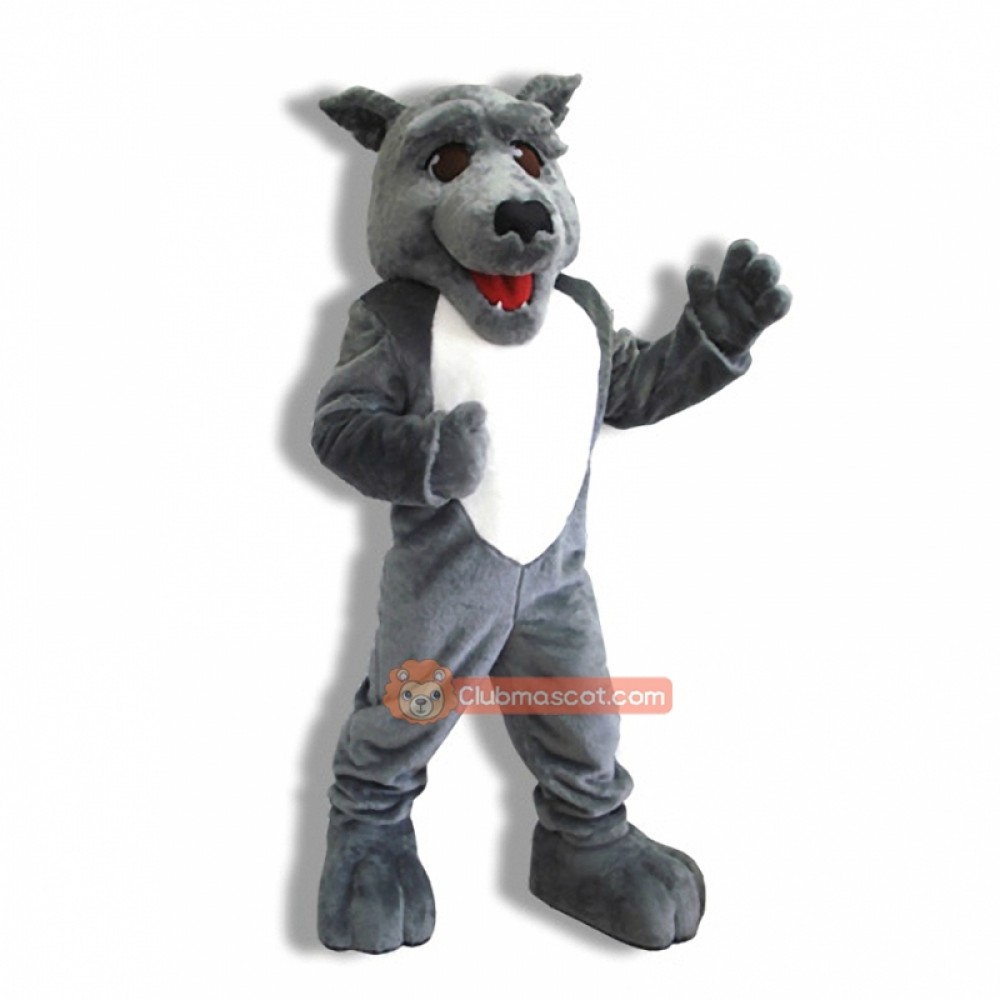 College Wolfhound Mascot Costume