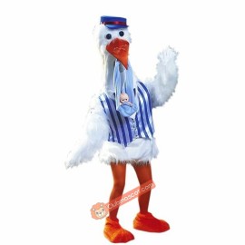 Stork Mascot Costume, Stork Costume