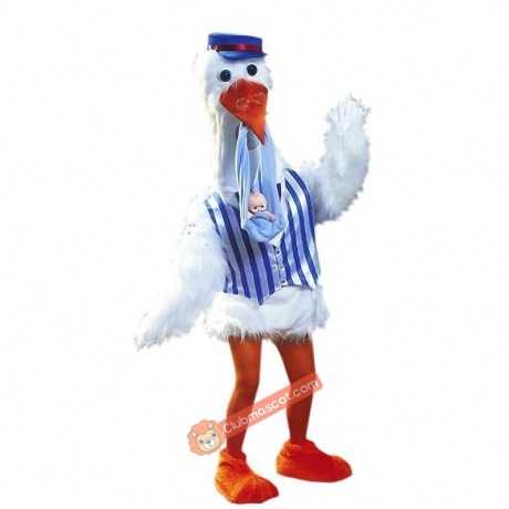 Stork Mascot Costume, Stork Costume