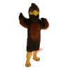 Strong Brown Eagle Cartoon Mascot Costume, Strong Brown Eagle Cartoon Costume