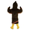 Strong Brown Eagle Cartoon Mascot Costume, Strong Brown Eagle Cartoon Costume