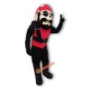 Stubborn Pirate Mascot Costume, Stubborn Pirate Costume