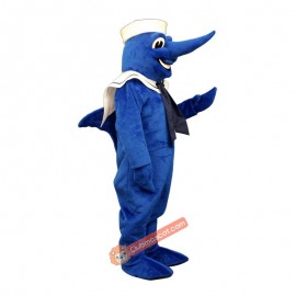 Swordfish Hat & Collar Mascot Costume, Swordfish Hat & Collar Costume