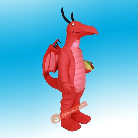 Taco Dragon Mascot Costume, Taco Dragon Costume