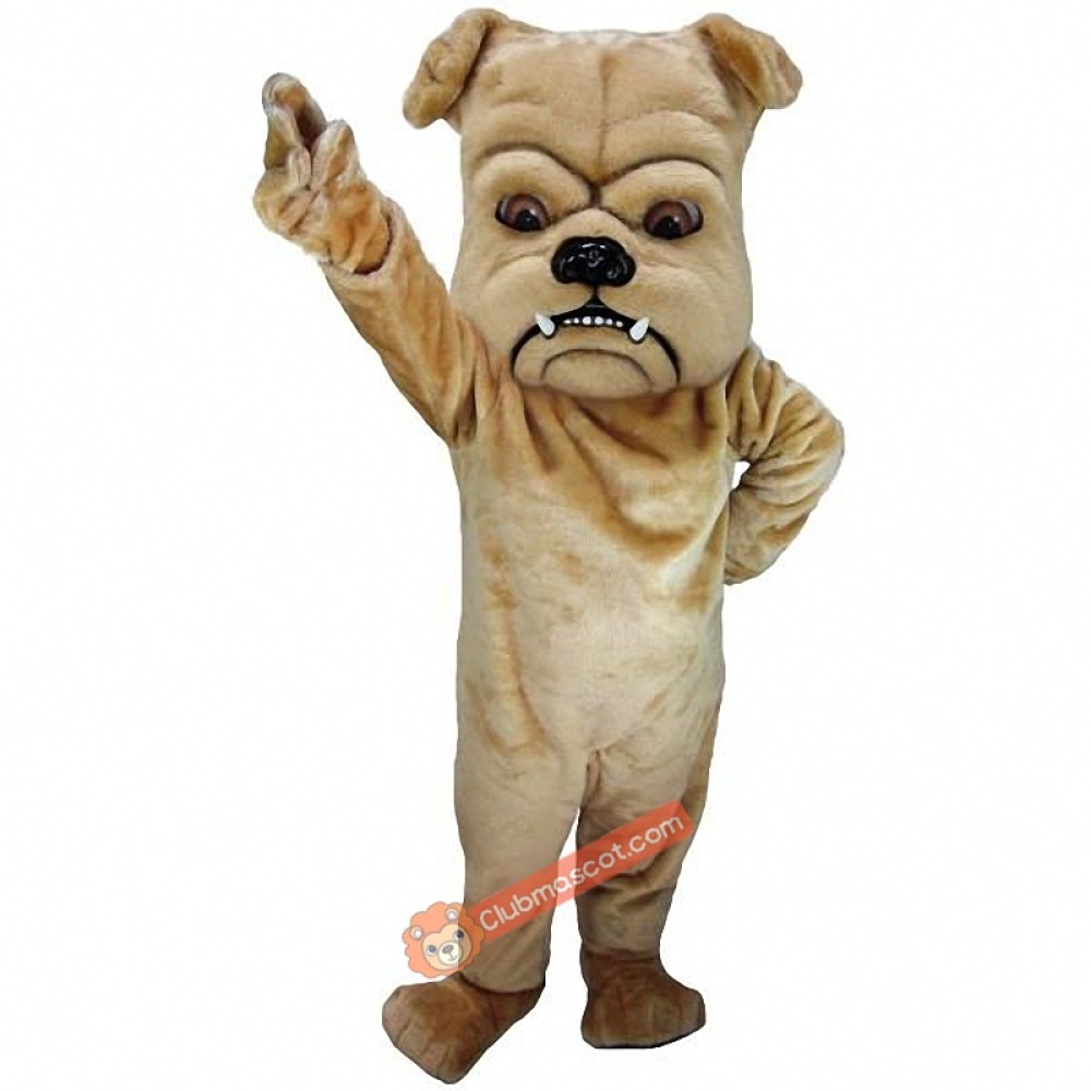 Tan Bulldog Lightweight Mascot Costume, Tan Bulldog Costume