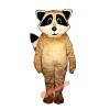 Tan Robbie Raccoon Mascot Costume, Tan Robbie Raccoon Costume