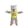 Teddy bear Mascot Costume Free hug, Teddy bear Costume Free hug