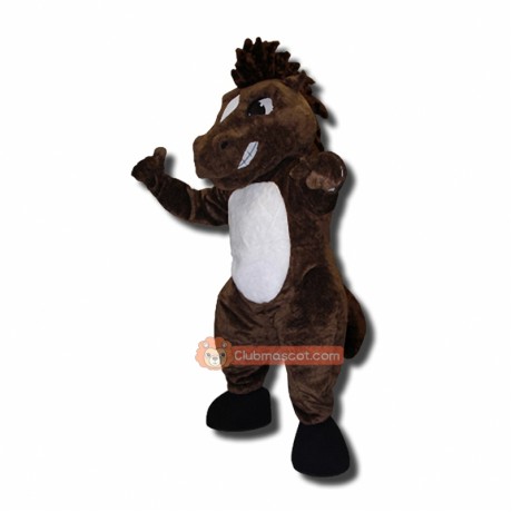 College Angry Mustang Mascot Costume