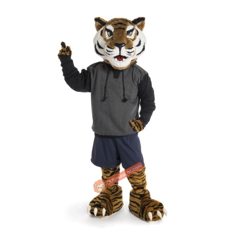 Tiger Handsome Mascot Costume, Tiger Handsome Costume