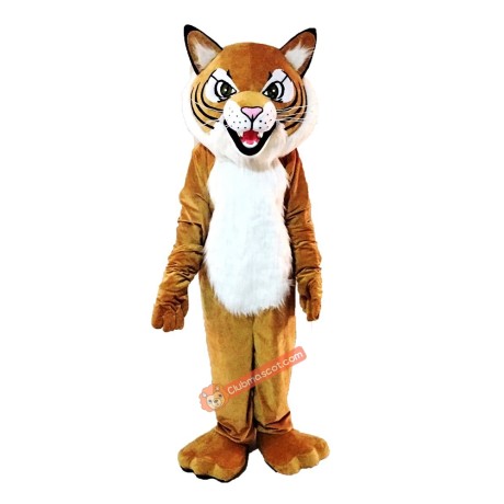 Tiger Wild Cat Mascot Costume, Tiger Wild Cat Costume