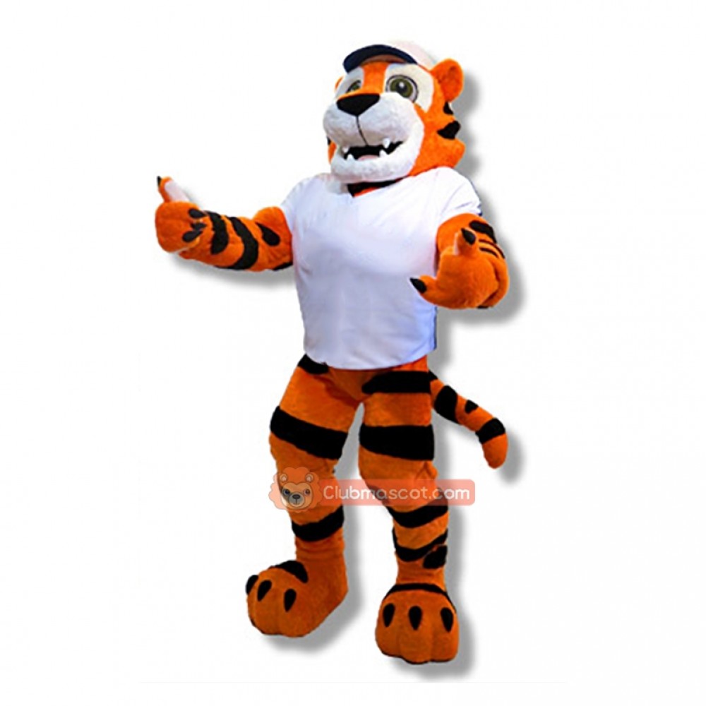 Happy Dad Tiger Mascot Costume