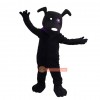 Black Dog Mascot Costume