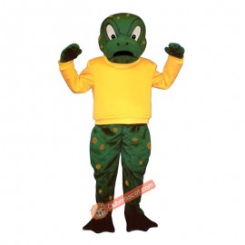 Tough Toad Shirt Mascot Costume, Tough Toad Shirt Costume