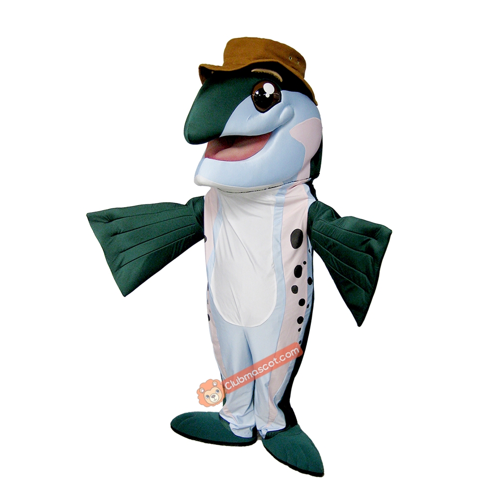 Trout Mascot Costume, Trout Costume