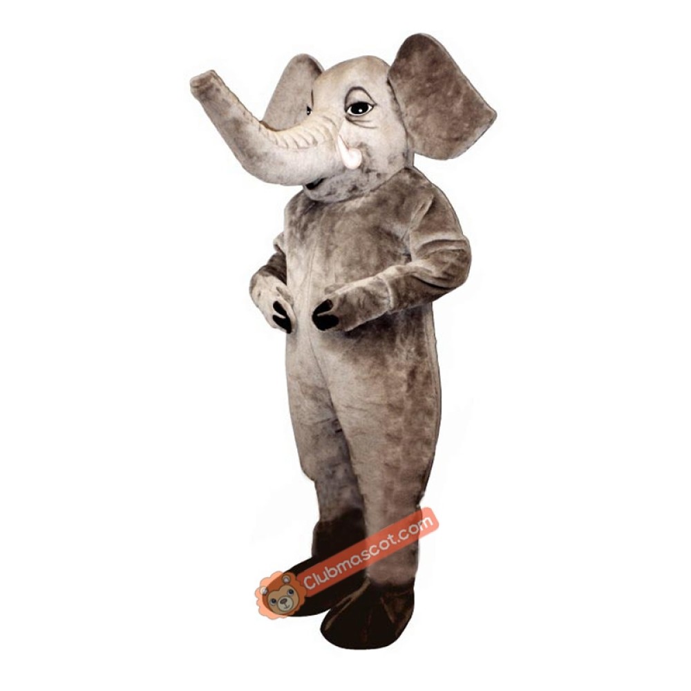 Tusked Elephant Mascot Costume, Tusked Elephant Costume