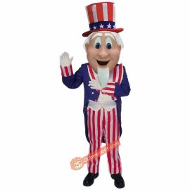 Uncle Sam Mascot Costume, Uncle Sam Costume