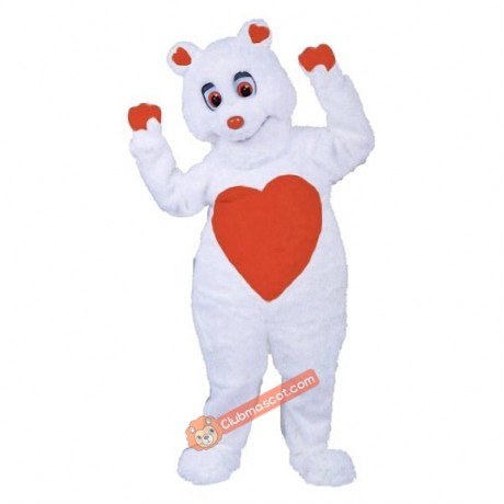 Valentine Bear Mascot Costume, Valentine Bear Costume