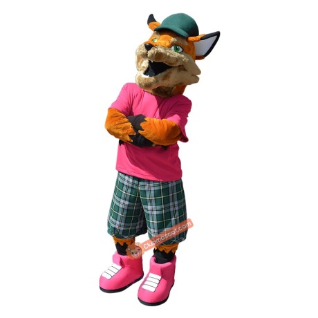 Vf Montgomery Fox Mascot Costume, Vf Montgomery Fox Costume