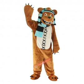 Violent Bear Cartoon Mascot Costume, Violent Bear Cartoon Costume