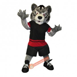 Violent Wolf Mascot Costume, Violent Wolf Costume