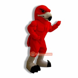 Red College Hawk Mascot Costume