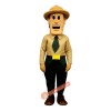 Warden Walt Mascot Costume, Warden Walt Costume