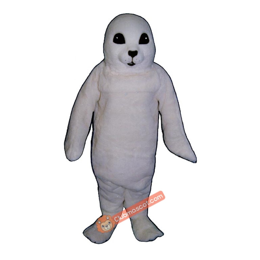 White Baby Seal Mascot Costume, White Baby Seal Costume