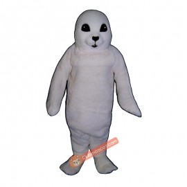 White Baby Seal Mascot Costume, White Baby Seal Costume