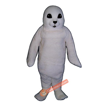 White Baby Seal Mascot Costume, White Baby Seal Costume