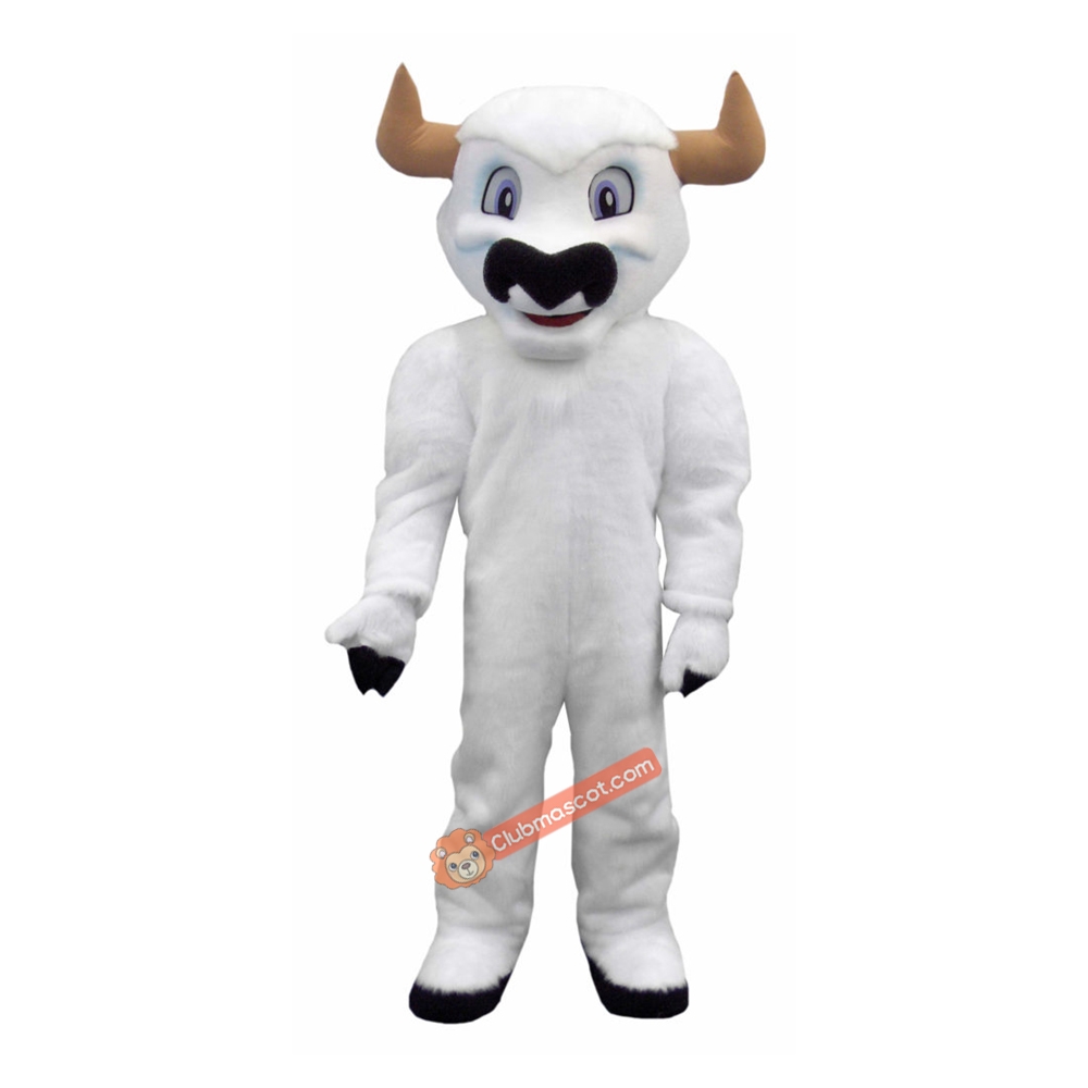 White Buffalo Mascot Costume, White Buffalo Costume