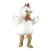 White Chicken Mascot Costume, White Chicken Costume