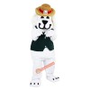 White Dog Hound Cartoon Mascot Costume, White Dog Hound Cartoon Costume