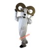 White Goat Antelope Cartoon Mascot Costume, White Goat Antelope Cartoon Costume