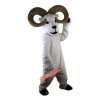 White Goat Antelope Cartoon Mascot Costume, White Goat Antelope Cartoon Costume