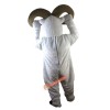 White Goat Antelope Cartoon Mascot Costume, White Goat Antelope Cartoon Costume