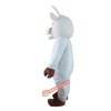 White Goat Cartoon Mascot Costume, White Goat Cartoon Costume