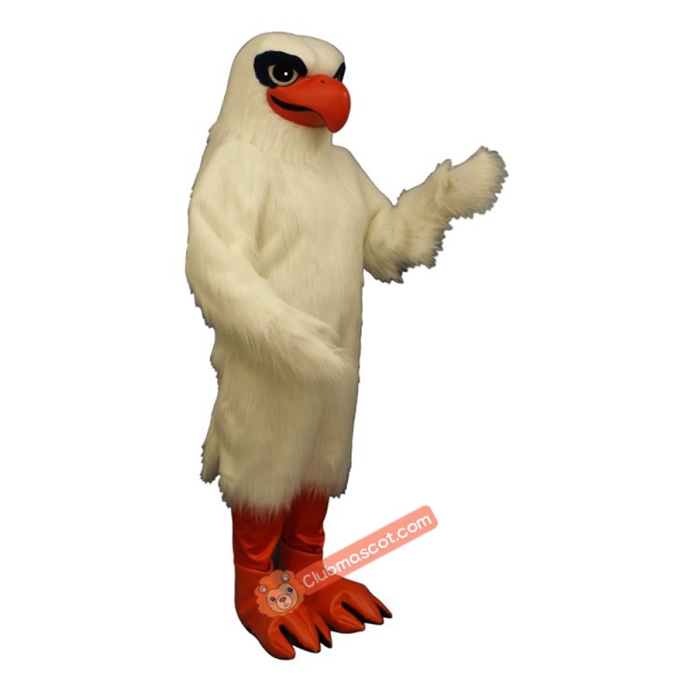 White Hawk Mascot Costume, White Hawk Costume