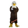 White Head Brown Eagle Mascot Costume, White Head Brown Eagle Costume