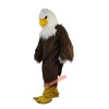 White Head Brown Eagle Mascot Costume, White Head Brown Eagle Costume