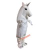 White Horse Unicorn Cartoon Mascot Costume, White Horse Unicorn Cartoon Costume