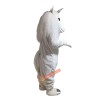 White Horse Unicorn Cartoon Mascot Costume, White Horse Unicorn Cartoon Costume