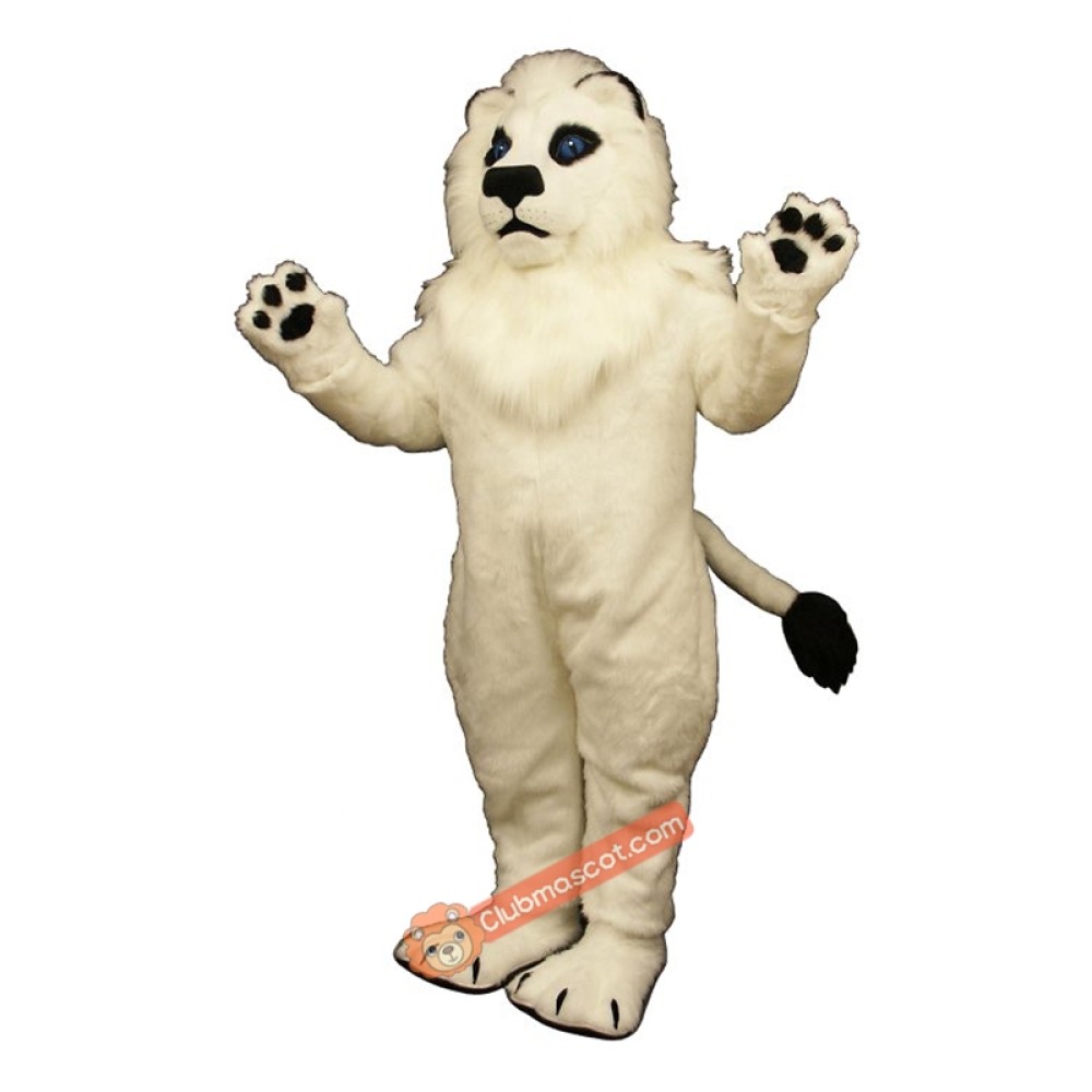 White Lion Mascot Costume, White Lion Costume