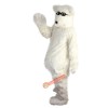 White Polar Bear Cartoon Mascot Costume, White Polar Bear Cartoon Costume