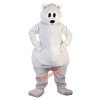 White Polar Bear Mascot Costume, White Polar Bear Costume